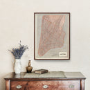 Vintage Map of New York City, New York 1845