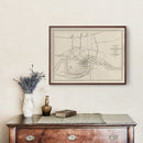 Vintage Map of New Orleans, Louisiana 1924