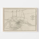 Vintage Map of New Orleans, Louisiana 1924