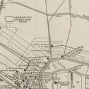 Vintage Map of New Orleans, Louisiana 1924