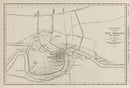 Vintage Map of New Orleans, Louisiana 1924