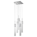 Rectangular Crystal Chandelier // XL 5 Light