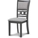 Gray 5 Piece Dining Table Set With 4 Chairs For Kitchen