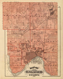 Vintage Map of Ramsey County, Minnesota 1874