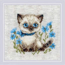 Siamese Kitten Counted Cross Stitch Kit by Riolis R2118