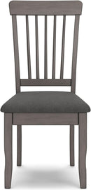 Shullden Gray Spindle Back Dining Chairs Set Of 2