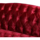 Comfy 3-seat Sofa with Wooden Legs, PU, for Living Room and Study