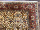 Indo Persian Rug 8x10, Teawash Bidjar Carpet, Allover Pattern