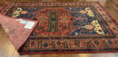 Persian Tribal Heriz Design Rug 6x9, Pottery Barn Rug, Hand Knotted Wool Vintage Rug
