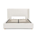 Functional Vertical Striped Bed With Gas Lift Storage
