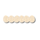 Unfinished Wood Etched Easter Eggs Shape | Paint By Line Crafts | up to 30" DIY