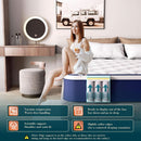 Queen Hybrid Mattress Featuring Pocket Springs GelMemoryFoam