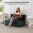 Dark Gray Standard Size Multifunctional Convertible Sofa