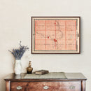 Vintage Map of Humboldt County, Iowa 1875