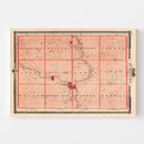 Vintage Map of Humboldt County, Iowa 1875
