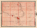 Vintage Map of Humboldt County, Iowa 1875
