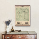 Vintage Map of Cerro Gordo County, Iowa 1875