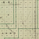 Vintage Map of Cerro Gordo County, Iowa 1875