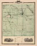 Vintage Map of Cerro Gordo County, Iowa 1875