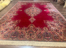Karastan Rug 8.8 x12 Red Kirman