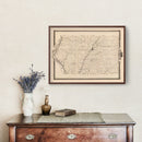 Vintage Map of Plymouth County, Iowa 1875