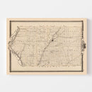 Vintage Map of Plymouth County, Iowa 1875
