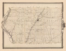 Vintage Map of Plymouth County, Iowa 1875