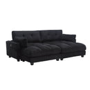 UNITED WE WIN Sleeper Sofa Couch Bed,Oversized Chaise Lounge Chair Cozy Cloud Couch