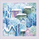Panel/Cushion Town R2247 Counted Cross Stitch Kit
