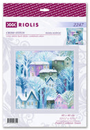 Panel/Cushion Town R2247 Counted Cross Stitch Kit