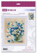 Daisies and Cornflowers R2249 Counted Cross Stitch Kit