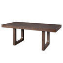 7-Piece Farmhouse Extendable Dining Table Set, 78 in Rustic Wood Table with 18 in Removable Leaf and 6 Upholstered Chairs for Dining Room