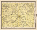 Vintage Map of Lucas County, Iowa 1875