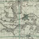 Vintage Map of Clarke County, Iowa 1875
