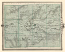 Vintage Map of Clarke County, Iowa 1875