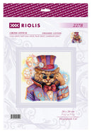 Steampunk Cat R2278 Counted Cross Stitch Kit
