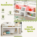 Twin Loft Bed With LED Lights And Durable Build Quality