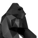 Geometric Ape Sculpture // Matte Black