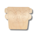 Unfinished Wood Etched Halloween Monster Shape | Paint By Line Crafts | up to 30" DIY