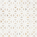 Angora Geometric 12"x12" Polished Marble Mesh Mounted Mosaic Tile - MSI Collection