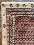 Antique Persian Sarab Runner Rug 3x11, Wool Camel Hair, Tribal Carpet for Hallway 3 x 11, Antique 1920s Rug, Handmade