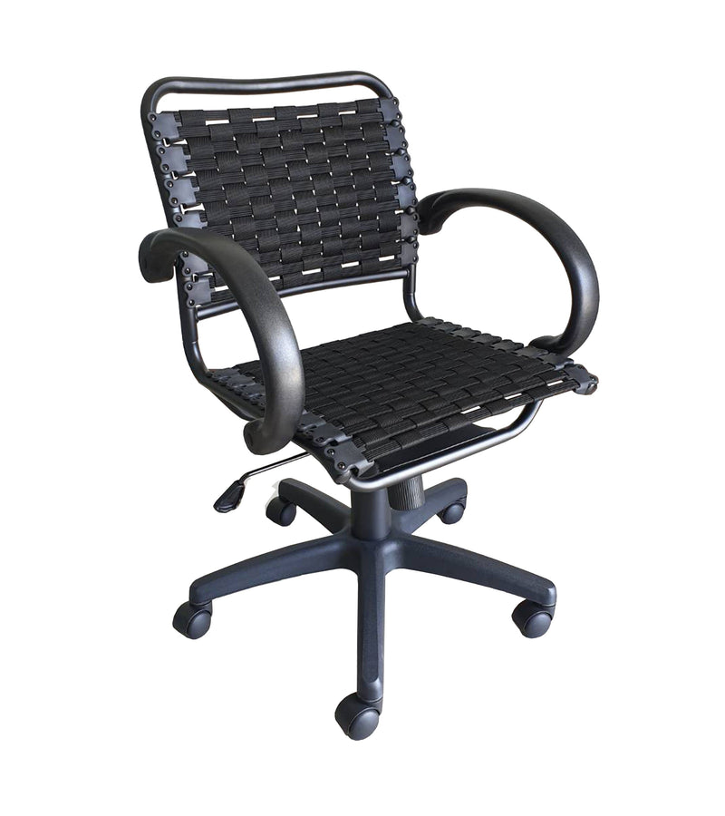 Bungee Arm Office Chair With Black Coating