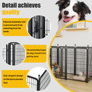 Dog Playpen 8 Panels 40' Height Heavy Duty Dog Fence Puppy Pen for Large Medium Small Dogs Indoor Outdoor Foldable Pet Exercise Pen