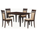 Gabriel 5-piece Rectangular 59-inch Dining Set Cappuccino
