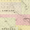 Vintage Map of Boone County, Nebraska 1885