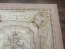 Aubusson Rug 6x9, Elegant, Flatweave, French European Design