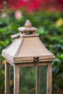 Candle Lantern Decorative, Hurricane Lantern Holder Decor For Indoor Outdoor, Home Garden Wedding - Ivory