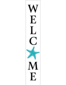 Starfish Porch Leaner Welcome Sign