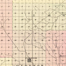 Vintage Map of Greeley County, Nebraska 1885