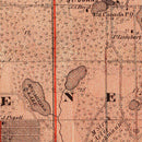 Vintage Map of Ramsey County, Minnesota 1874